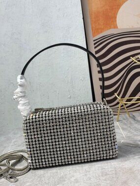 🌺PRICE DROP🌺Alexander Wang White Crystal Trim Bag
